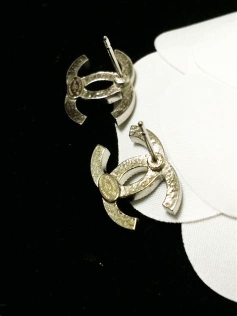 men's chanel earrings|authentic chanel earrings.